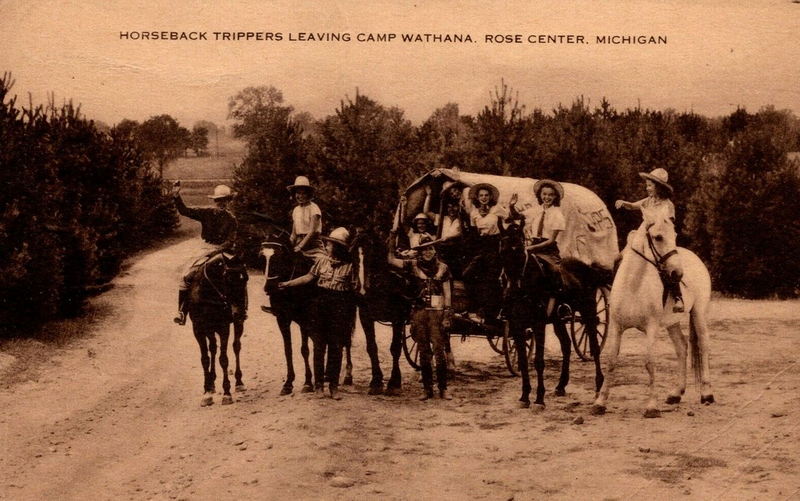 Camp Wathana - Vintage Postcard (newer photo)